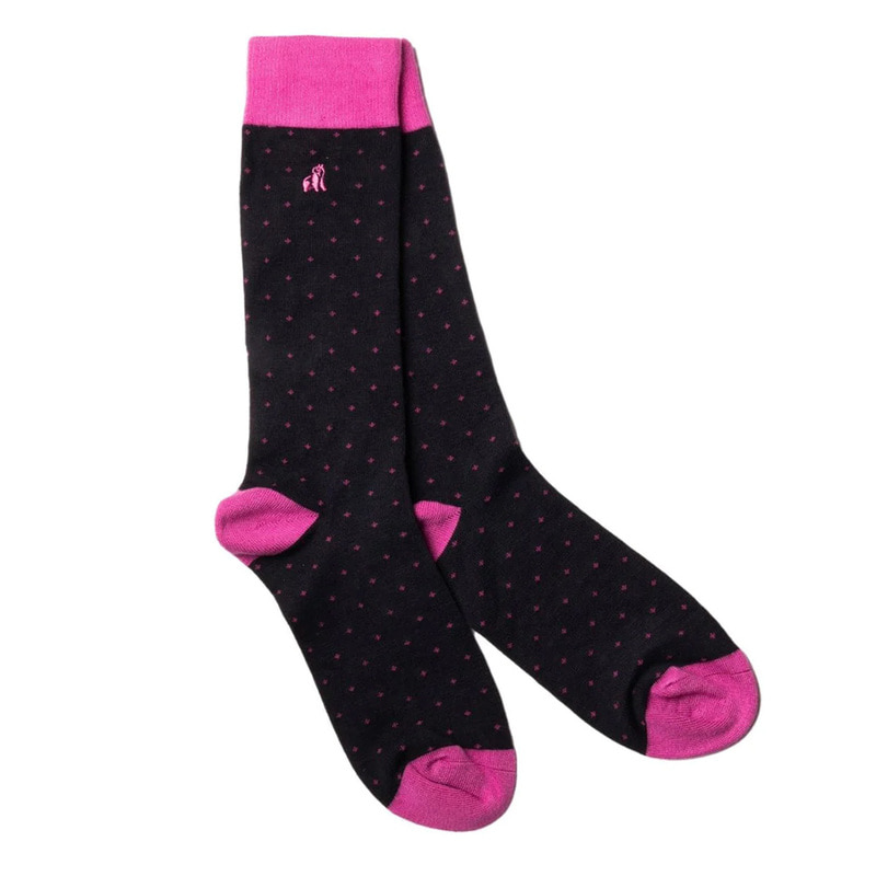 LEMAR [Swole Panda] Spotted Pink Socks_SP112 자체브랜드